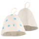 thumbnail image 1 of 2 piezas de fieltro de sauna sombrero de sauna de vapor seco sombreros de baño de baños simples tapa de protección de la cabeza sombrero de baño, 1 of 8