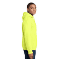 thumbnail image 4 of Gildan Heavy Blend Safety Pullover Hoodie, Safety Green, Soft Fleece Hooded Sweatshirt, S, 4 of 5