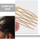 thumbnail image 5 of 12 peines laterales para peinar el cabello, elegantes peines laterales de peluquería., 5 of 7