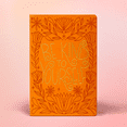 thumbnail image 3 of Class Act Stationery Orange Book Bound Faux Leather 10"x7" Journal, 100 CR Sheets, 3 of 8