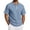 Light Blue&03#0610R, variant on Fabrcox Mens Short Sleeve Polo Shirts Collared Henley Men Linen Shirt Breathable Relaxed Fit Outdoor Travel Athletic Golf Shirt Men L
