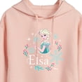 thumbnail image 3 of Frozen - Winter - Elsa & Snowflakes - Juniors Cropped Pullover Hoodie, 3 of 5