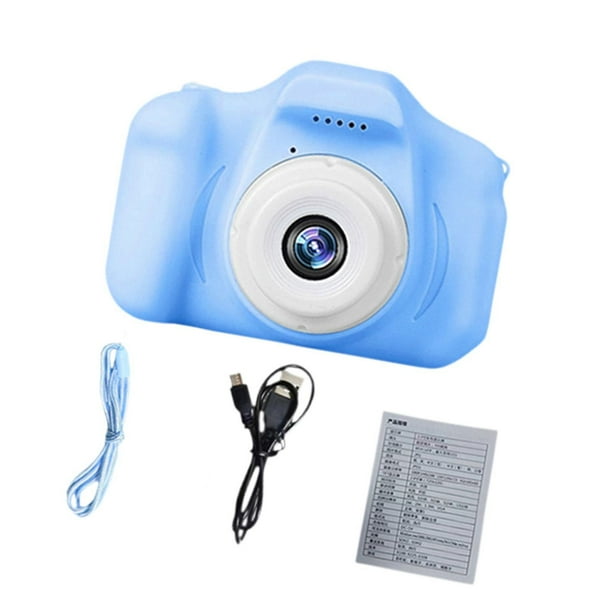 Cámara digital infantil, cámara selfie para niños, 3 4 5 6 7 8 9 9 años de edad de 20 pulgadas Regalo de cumpleaños compacto, video digital para niños azul