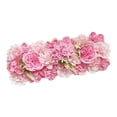 thumbnail image 3 of Panel de flores artificiales Macarena para centros de mesa de boda Rosa oscuro Fila de flores de boda, 3 of 8