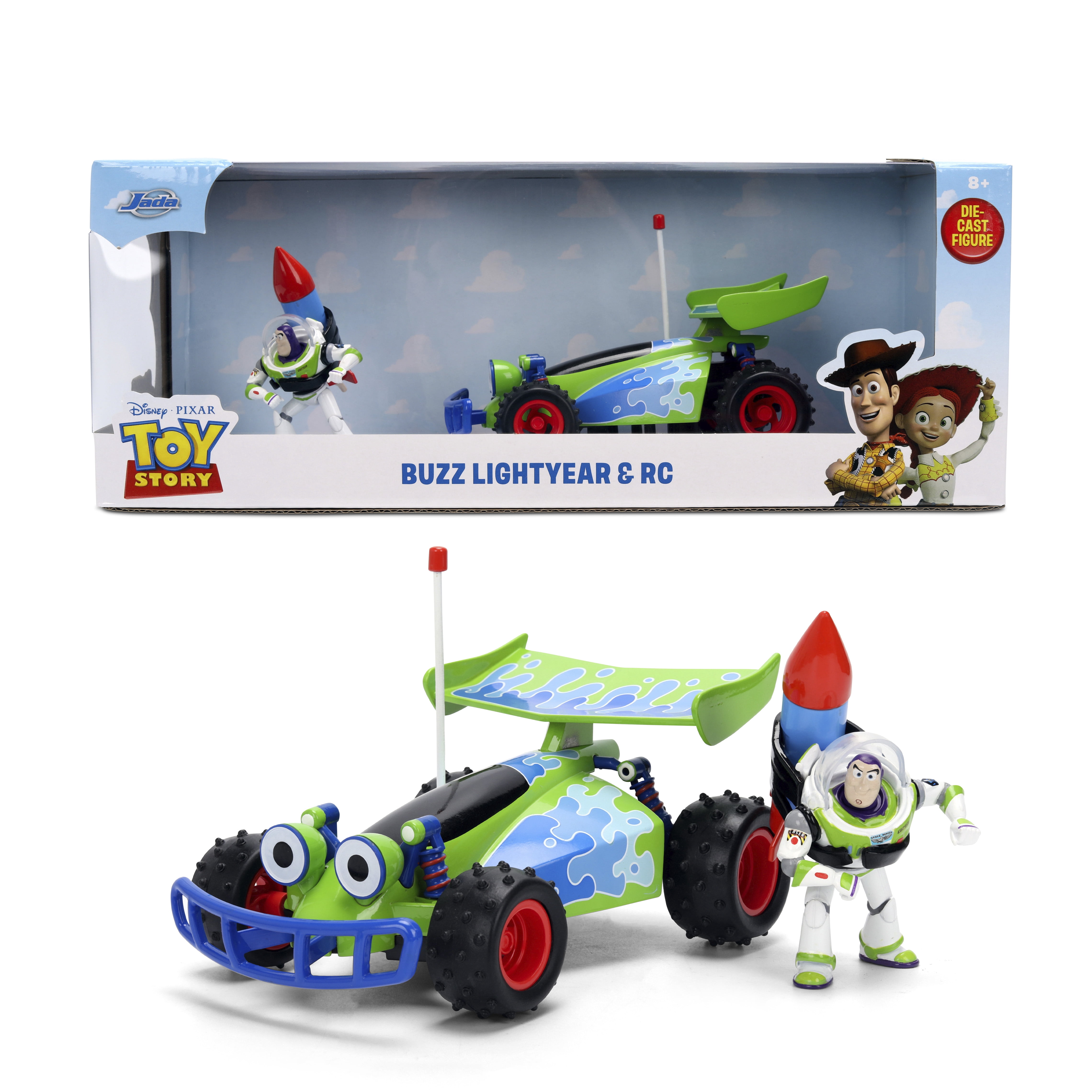 Jada Toys, Disney Toy Story Buggy R/C with Woody, 1:24 scale