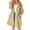 Khaki, variant on Casual Windbreaker Jackets Womens Hooded Long Sleeve Cardigan Trench Raincoat PU Material All Seasons Blouses Khaki,M
