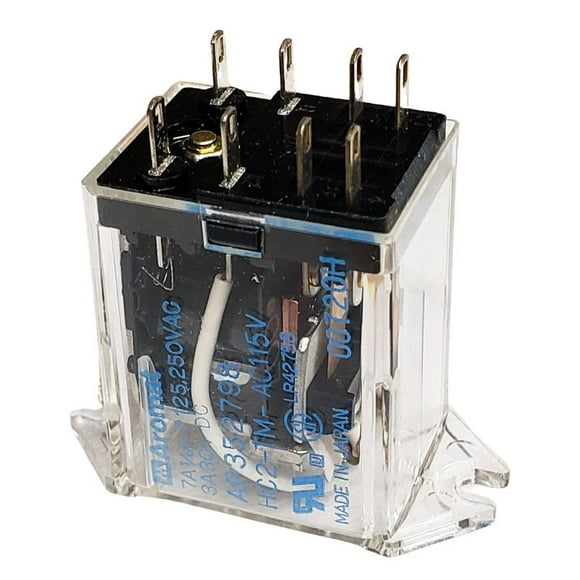 HC2-TM-AC115V - RELAY AC 115V 2P2T 7A 8P SKT MT 7A/125VAC