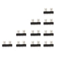 thumbnail image 1 of Portafusibles de licencia de 32 Embarcaciones Automotrices - Ajuste Universal en Línea de Calibre 16, 10 Piezas Cola Soporte para bloque de fusibles de PCB para carro de automóvil, 1 of 8