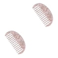 thumbnail image 4 of Peine de pelo semicircular elegante y retro Vogacara químico rosa 2Conjunto, 4 of 6