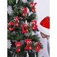 thumbnail image 4 of 26 Letter Red Ornaments Christmas Tree Decoration Personalized Christmas Letters Christmas Tree Hanging Pendant Xmas Alphabet Letters for Christmas Tree DIY Craft Christmas Ornaments, 4 of 6