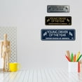 thumbnail image 3 of Signs ByLITA Standard Young Driver Of The Year Sign (Brushed Gold) - Medium, 3 of 6