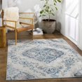 thumbnail image 3 of Surya Floransa FSA-2336 108 x 147" Rectangle Fabric Rug in Cream/Gray/Light Blue, 3 of 7