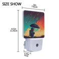 thumbnail image 4 of Yayeee LED Plug in Night Light for The Home with Auto Dusk to Dawn Light Sensors, 2 Pack, Astronaut and Sky, 4 of 6