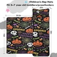 thumbnail image 5 of Halloween Spooky Words and Icons Pattern Toddler Nap Mats for Kids Preschool,59"x22" Sleeping Mat Bag or Kids,Toddler Sleeping Bag,Toddler Nap Mat or Daycare, 5 of 6