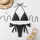 thumbnail image 1 of Traje de baño tankini para mujer con tirantes ajustables y abertura en los hombros, traje de baño de dos piezas para mujer, trajes de baño tankini para mujer, traje de baño de 2 piezas para mujer, tra, 1 of 3
