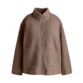 thumbnail image 4 of Women's Long Coat, Child Matching Hooded with Fleece Lined Pockets, 4 of 9
