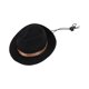 thumbnail image 4 of M Buder Sombrero Vaquero para Mascotas Lindo y Divertido Disfraz Occidental Ajustable para Gatos y Perros Pequeños Ideal para Fiestas Cumpleaños y Uso Diario Color Negro y Ajuste Cómodo, 4 of 9