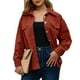 thumbnail image 1 of Chaqueta tipo camisa para mujer,Chaqueta de mujer con un solo pecho,Chaqueta de manga larga para mujer,Chaqueta de un solo pecho para mujer,Apariencia llamativa, 1 of 6