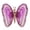 Pink, variant on MATROOY Natural Agate Slice Butterfly Home Decor Boho Gemstone Butterfly Wings Crystal-Green