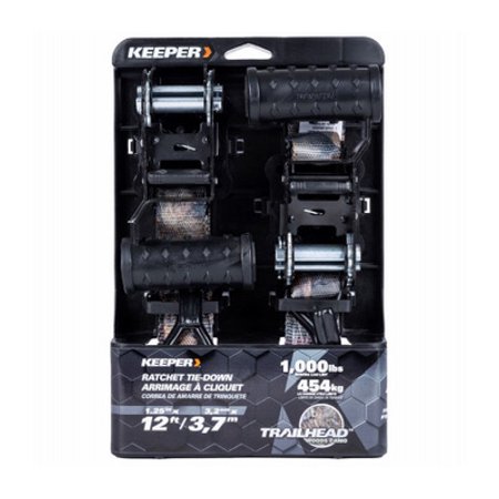 

Keeper Keeper 43595 12 Foot By 1-1/4 Inch Tie Down 2 Pack