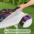thumbnail image 5 of Halloween Skull Pumpkin Pattern Round Fitted Tablecloth with Elastic Edge,Dining Table Cover Waterproof,Outdoor Round Tablecloth for Camping,Dining,Indoor and Outdoor, 5 of 7