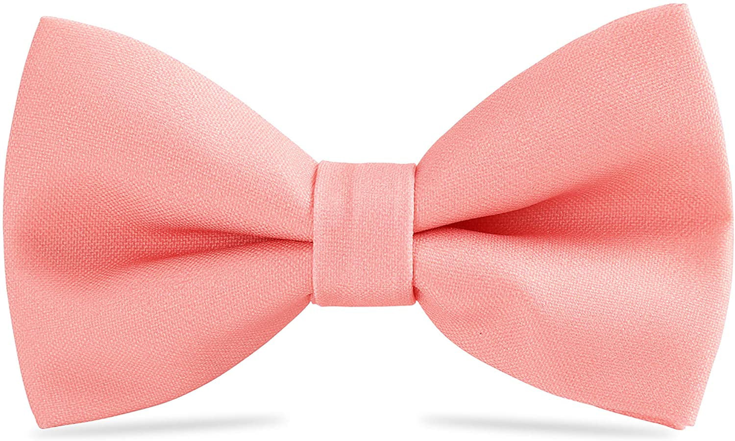 Classic Pre-Tied Bow Tie for Children & Adults Solid Color Adjustable Bowtie Gabardine Material 
