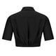thumbnail image 4 of Fiudx Ofertas Flash Del Día Solo En Línea Camisa Pequeña Informal de Moda para El Ombligo, Recortada con Solapa de Pecho Bonito, Color Sólido, Poliéster y Algodón de Manga Corta de Verano., 4 of 4