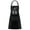 Black-65x74cm, variant on Couples Kitchen Apron Set MR & Mrs Textured Polyester Adjustable Crossback Ties Full Body Coverage Cooking
