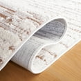 thumbnail image 5 of SAFAVIEH Alamo Olga Stripe Runner Rug, Taupe/Ivory, 2'2" x 8', 5 of 8