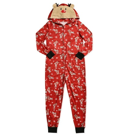 

Viworld Family Matching Christmas Pajamas Set Xmas Women Man Baby Kids Hooded Sleepwear Nightwear Fashion New Year s Cute PJS Set