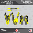 thumbnail image 3 of Kalair GFX Graphics Kit for GASGAS EC250 and EC300 (2021+) Cloaked Series, 3 of 5