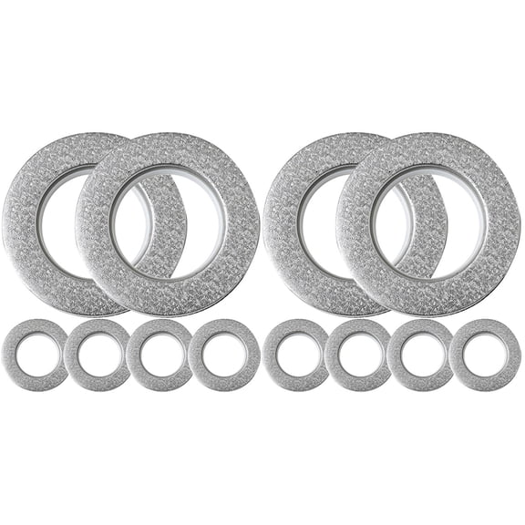 MLINS 12 pcs Drapery Grommets Reusable Curtain Grommets Plastic Drapery Grommets for Replace