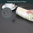 thumbnail image 2 of Dark Gray Plastic Table Protector Cover Pad, 1.5mm Thick Waterproof Leather-Look PVC Rectangle Desk Mat, Anti Scratch Oil Resistant Table Top Area Mat for Counter, Office (24x48 inch), 2 of 4