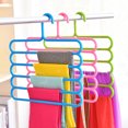 thumbnail image 4 of AURORA TRADE Pants Hangers 5 Layers, Swing Arm Trousers Hanger, Space Saving Pants Rack, Multiple Pants Hanger Closet Organizer for Trousers Scarves Ties, 4 of 8