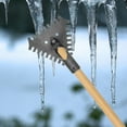 thumbnail image 3 of Phenofice Ice Tool Ice Shovel Saw Tooth Design Black 1Pcs Car Maintenance, 3 of 8