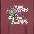 thumbnail image 3 of Toy Story - Im Not Flying - Women's Lightweight French Terry Long Sleeve Shirt, 3 of 5