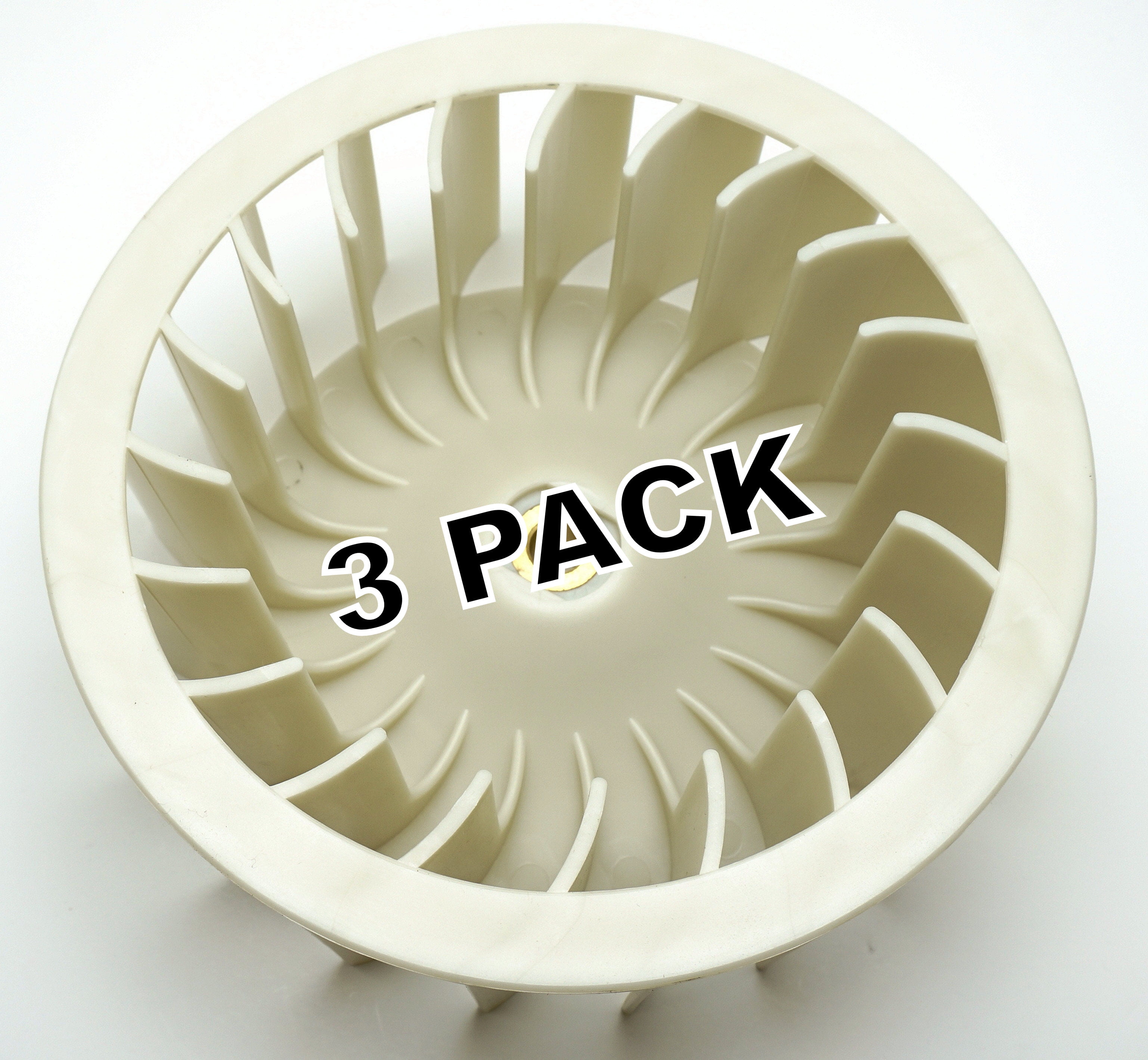 3 Pk, Dryer Blower Wheel Assembly for LG, PS3528491, AP4438881