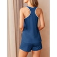 thumbnail image 2 of Avidlove Womens Pajamas Sets Soft Tank Top and Shorts Set Sleeveless Racerback Cami Sleepwear 2 Piece Summer Nightwear, 2 of 5