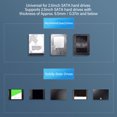 thumbnail image 4 of External Hard Drive Enclosure, Plug And Play PVC Material 2.5 Inch  III Hard Drive Enclosure  For PC, 4 of 8