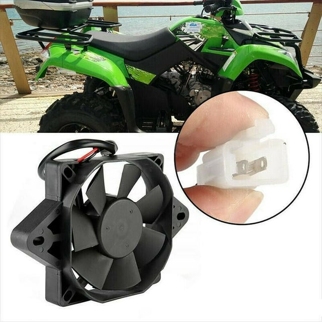 Electric Engine Cooling Fan Radiator for Motorcycle ATV Kart Quad 150-250cc-