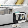 thumbnail image 2 of Bedside Storage Organizer with Power Strip Holder and Adjustable Straps Bed Hanging Bag for Home Bunk Bed Dorm Sofa, 2 of 8