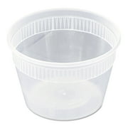 Pactiv Newspring DELItainer Microwavable Container, 16 oz, 2 x 2 x 2, Clear, Plastic, 240/Carton