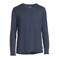 thumbnail image 3 of Athletic Works Men's Tri-Blend Active T-Shirt with Long Sleeves, Sizes S-3XL, 3 of 5