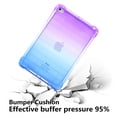 thumbnail image 6 of Rainbow Translucent Back Cover Case for Apple iPad Mini (5th Generation) & iPad Mini 4/3/2/1 (7.9 Inch) Tablet - TECH CIRCLE Slim Thin Lightweight Case Protective Cute Back Cover (Purple Blue), 6 of 7