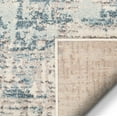 thumbnail image 4 of Sydney Tate Blue Modern Abstract Distressed 5'3" x 7'3" Area Rug, 4 of 6