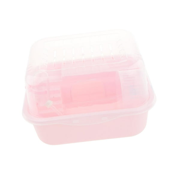 BELOVING Hamster Cage Breathable Guinea Pig Cage Habitat for Mice Guinea Pigs Gerbils Pink