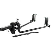 Vevor  Weight Distribution Hitch, Distributing Hitches Kit with Sway Control for Trailer, 2 in. Solid Steel Shank, 1.68 in. Alloy Steel Ball, Powder Coated, Black - 1000 lbs