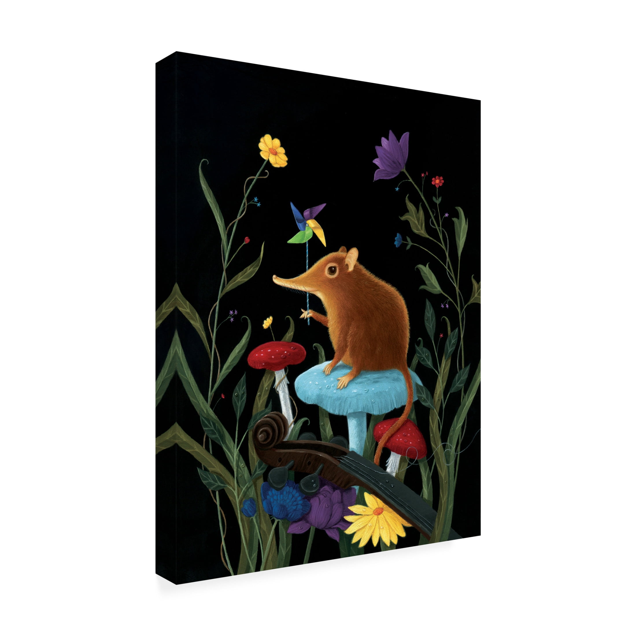 Canvas Wall Art - Gina Matarazzo 'Herschel's Treasures' Wall Art for Living Room, Bedroom, or Office Décor by Trademark Fine Art - 24 x 32 Inches