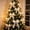 White, variant on Christmas Tree Mesh Bows, 16x9 Inch Sheer Ribbon Bowknots, Xmas Hanging Ornaments for Tree Wreath Garland Holiday Wedding Party Decor, 1 Pack(White)