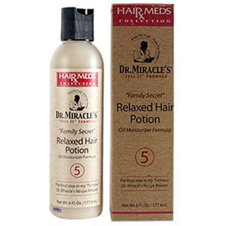 Dr. Miracle's Family Secret Relaxed Hair Potion Oil Moisturizer Formula (Size : 6 oz)